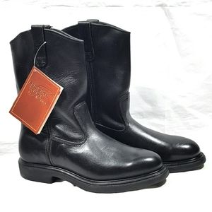 REDWING Black Leather Boots *10*